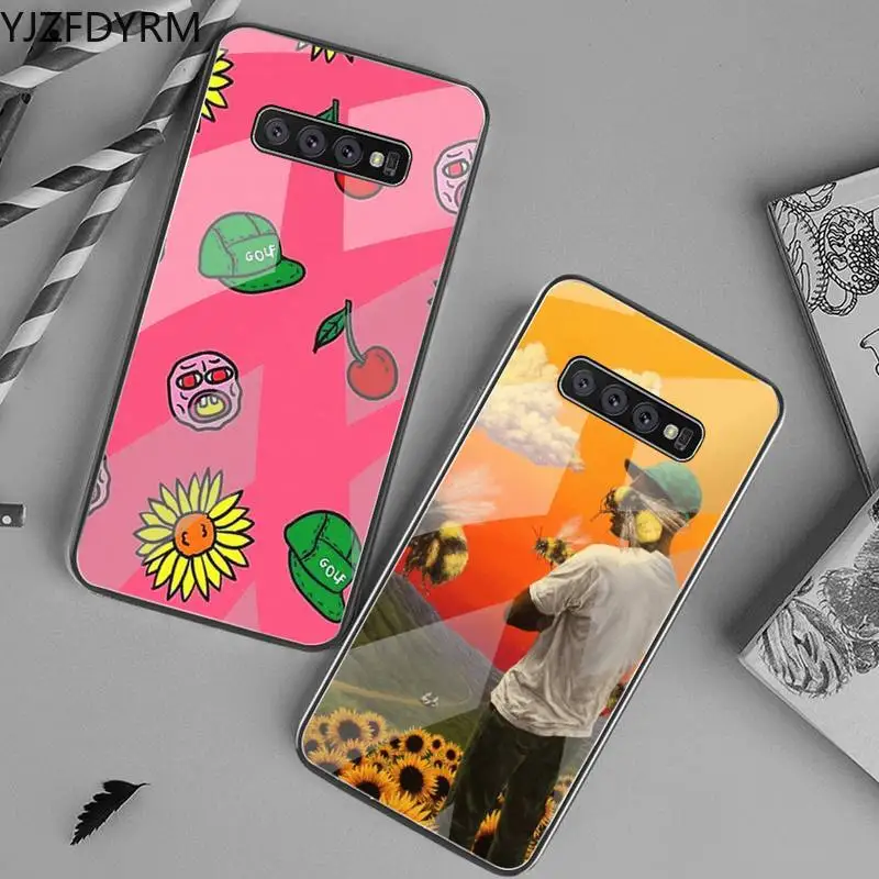 

YJZFDYRM TYLER THE CREATOR IGOR rapper Phone Case Tempered Glass For Samsung S20 Plus S7 S8 S9 S10 Plus Note 8 9 10 Plus
