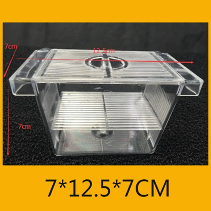 Transparent Fish Tank Aquarium Incubator Fish Breeding Hatching Boxes Multifunctional Acrylic Fish Breeding Isolation Box