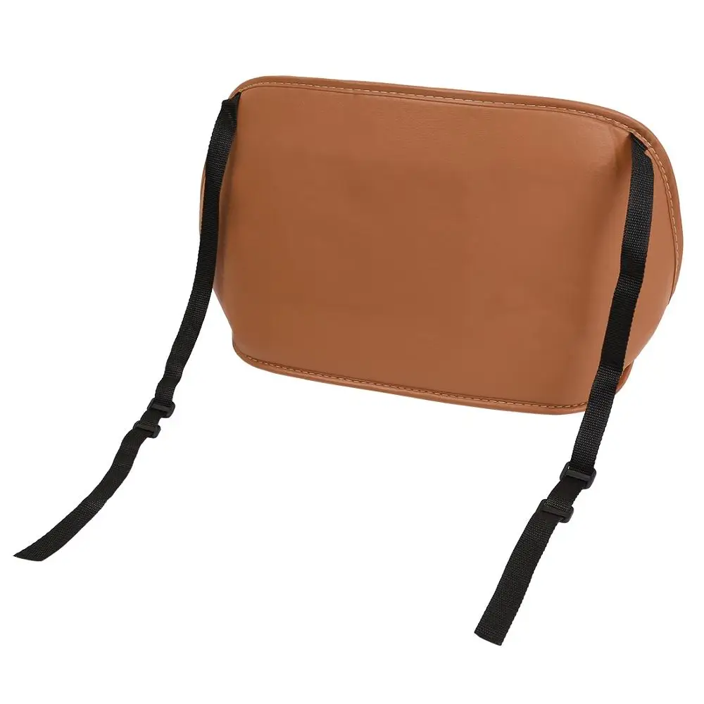 1 шт. кожаная сумка для хранения заднего сиденья автомобиля сиденье между органайзером держатель для багажа карман 6 цветов автомобильные аксессуары - Название цвета: Brown