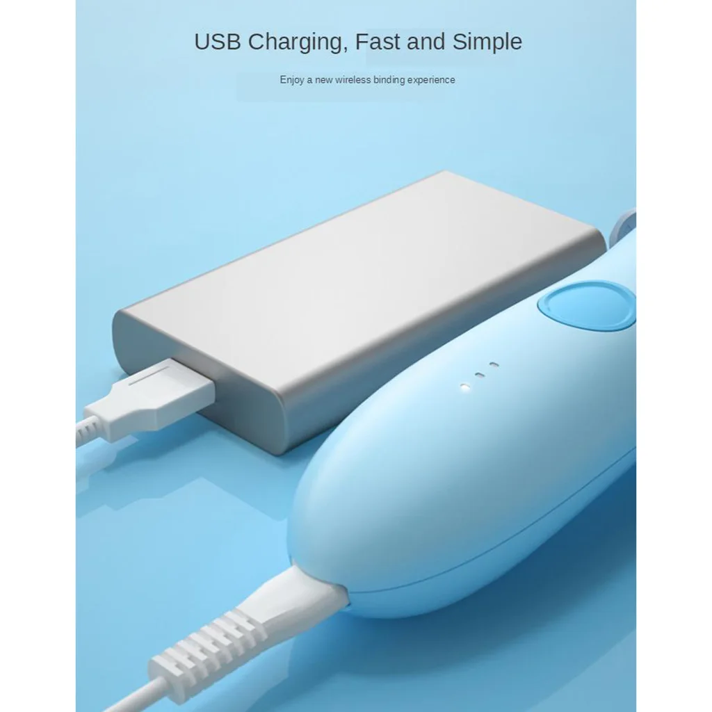 Baby Kids Electric Hair Clipper Mini Hair Trimmer Cutting Machine Beard Barber Razor Silent Cut Low Noise Hair Cutter