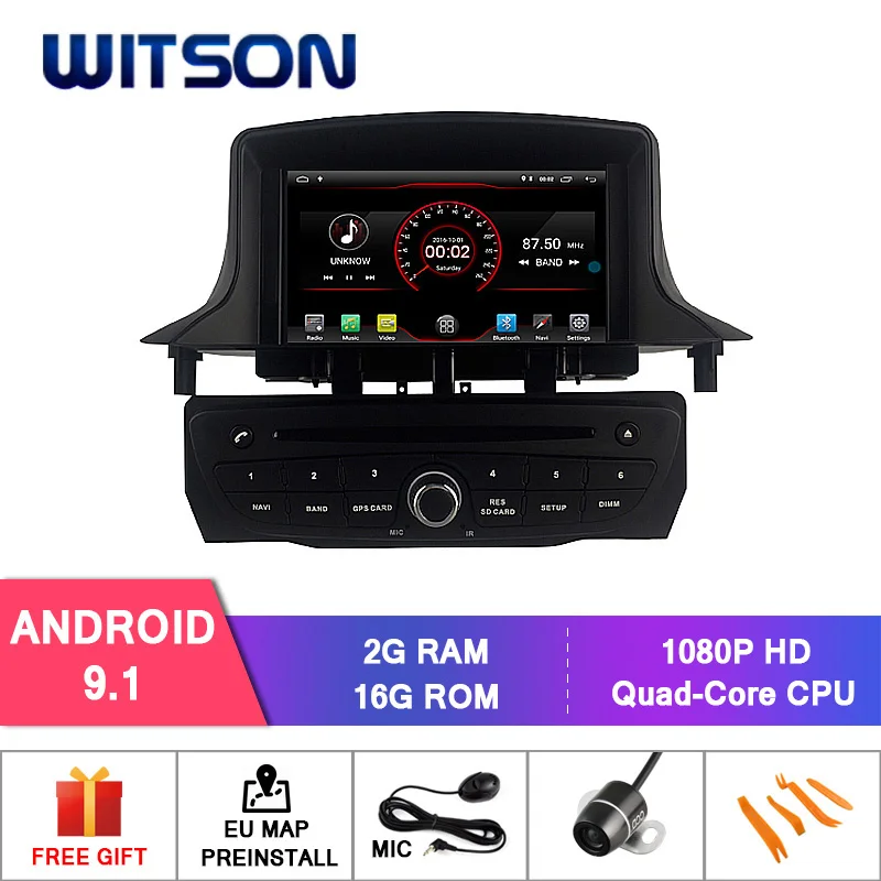 DE со! WITSON Android 9,0 Восьмиядерный PX5 автомобильный dvd-плеер для RENAULT Megane III Fluence(2009-2011) 64 Гб rom Автомобильный gps навигатор - Цвет: KS5515B with DSP