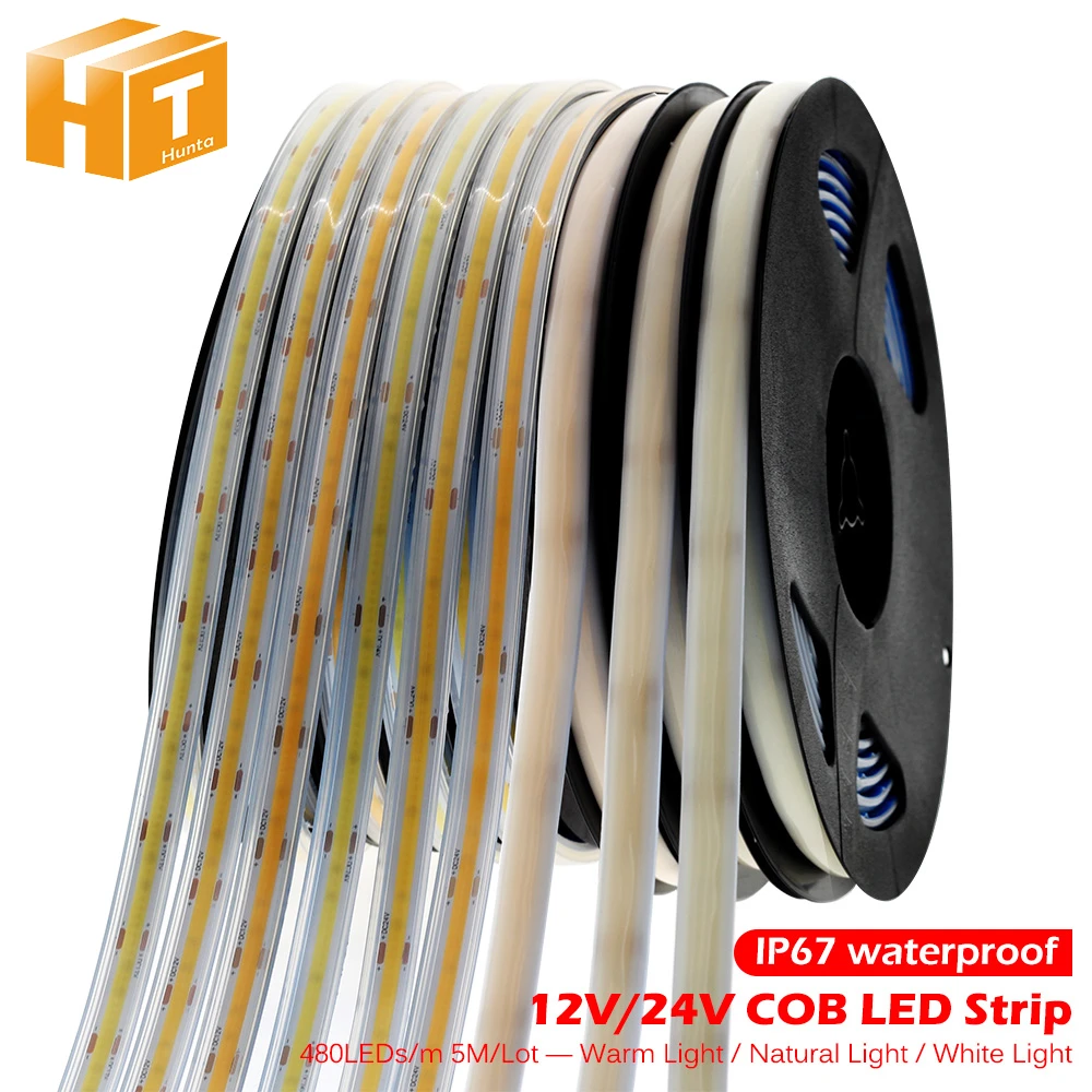 Faial Nadeel leeftijd Waterproof Waterproof Led Strip | Cob Led Strip 3000k Waterproof - Led Strip  Light - Aliexpress