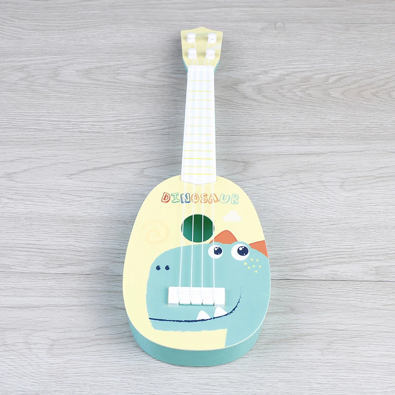 Мини-гитарный Кукольный дом имитация гитары укулеле для детей Детский развивающий подарок мудрости детский музыкальный инструмент игрушки