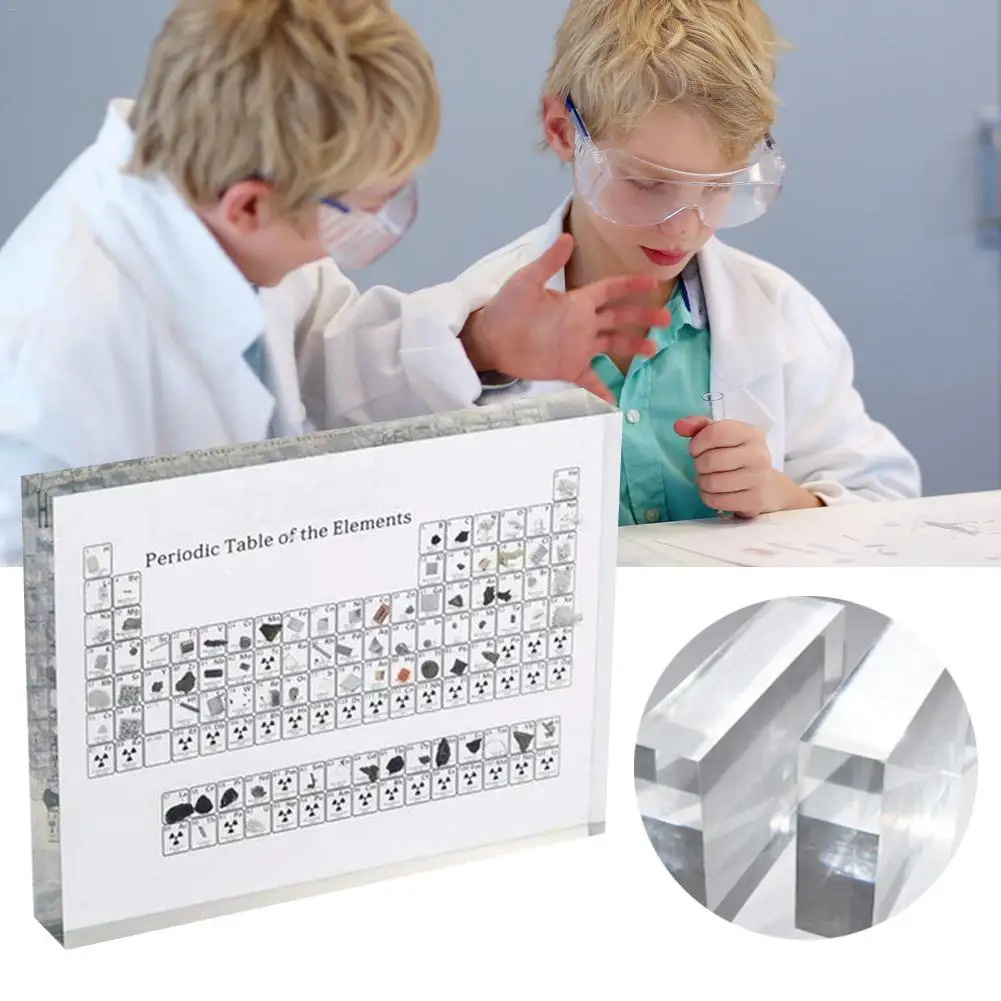 

1pcs Acrylic Periodic Table Chemistry Educational Knowledge Toys Decoration For Children Birthday Gift