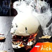 Стеклянный стакан с черепом, Хрустальная бутылка для виски, вина, чашки 25 мл, 75 мл, 150 мл, 250 мл, прозрачные стаканы для питья вина