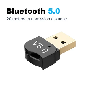 

Bluetooth Transmitter USB Bluetooth 5.0 Adapter Transmitter Bluetooth Receiver Audio Bluetooth Dongle Wireless USB Adapter