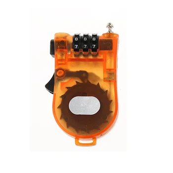 

3 Digit Padlock Bicycle Rock Password Lock Retractable Combination Cable Code Lock Helmet Luggage