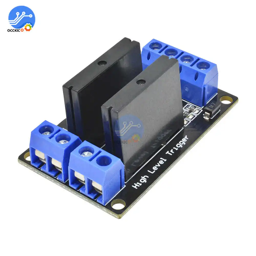 2 канальный твердотельный релейный модуль канального типа OMRON SSR G3MB 202P 5V DC