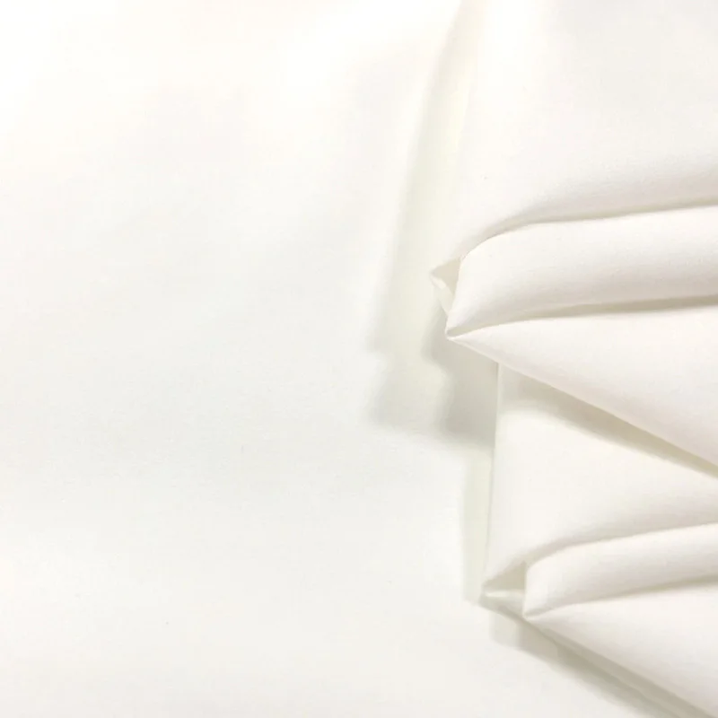 50*150 см двухсторонняя эластичная мягкая эпонж ткань для одежды ручной работы DIY спортивная одежда - Цвет: White