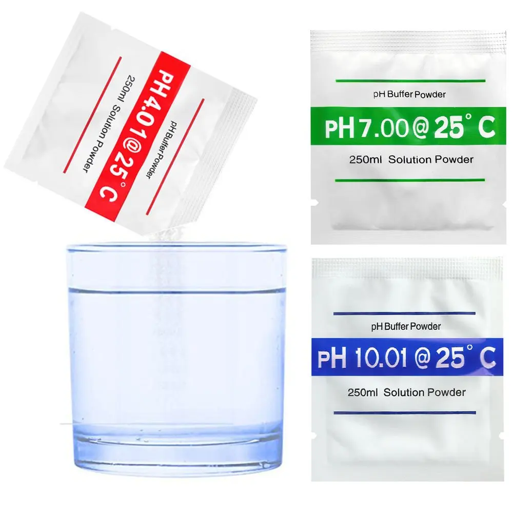PH Meter Calibration Point PH Buffer Powder Measure Calibration Solution 3pcs/lot