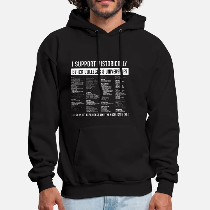 african american black college hoodies