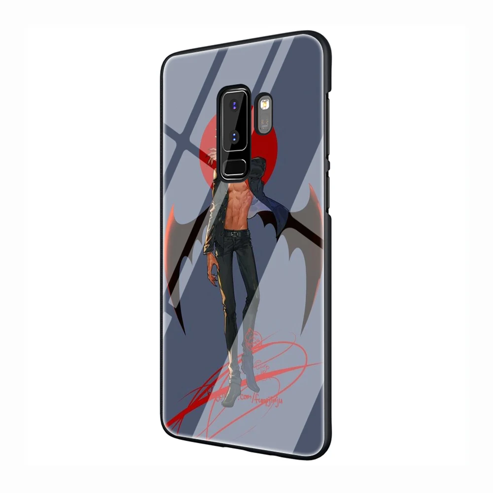 EWAU Devilman Crybaby Стекло чехол для телефона для samsung Galaxy S7 8; большие размеры 9, 10; плюс 10 плюс Note8 9 10 плюс A10 20 30 40 50 60 70