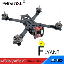 FPV frame drone carbon fiber racer kit for RC drone model racing quadcopter/PHISITAL Flyant 4 inch 5 inch 6/7 inch drone frame 120mm carbon fiber frame kit for diy micro fpv racing quadcopter support 8520 coreless motor