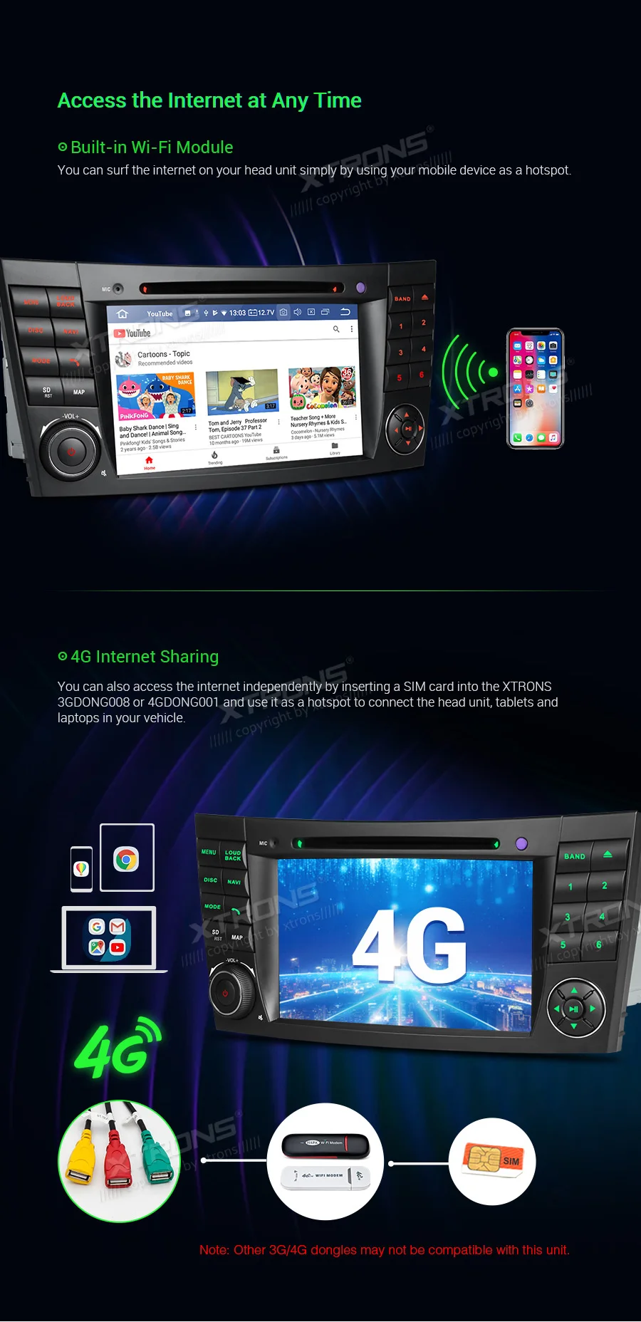 Best 7" Android 9.0 4G+64G Car DVD Multimedia GPS Radio for Mercedes-Benz CLS-Class W219 2005-2006 (CLS-350/CLS-500/CLS-55 AMG) 18