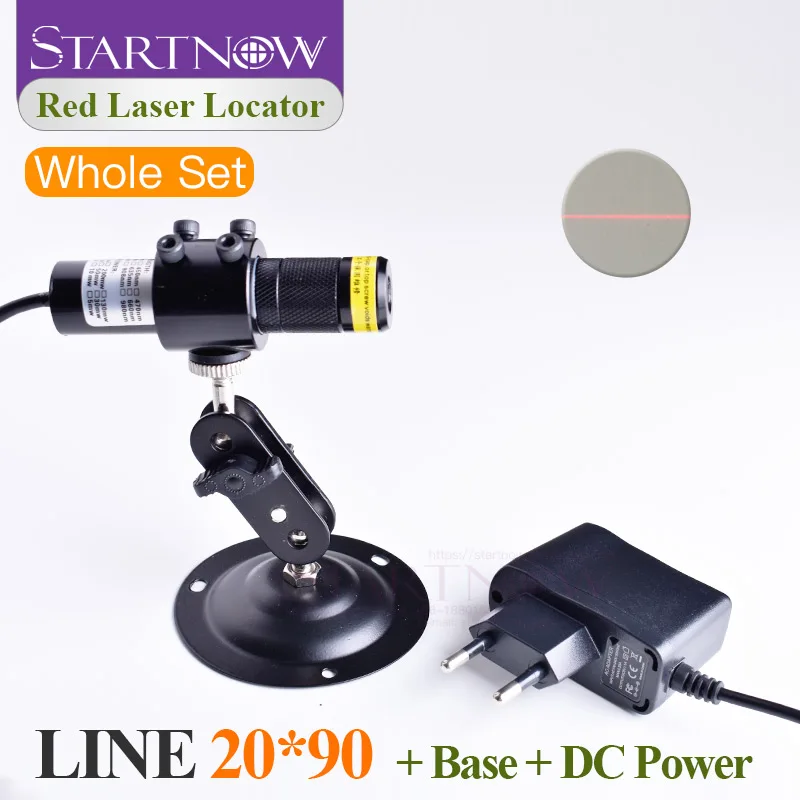 Online Set 20*90 660nm 100mw Mit Batterie Fall Rot Modul Ausrichtung Laser Strahl Linie Locator Für Holzbearbeitung Maschine licht Positionierung