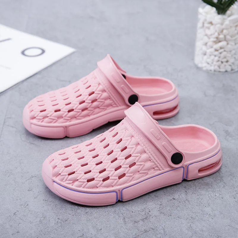 Women's Sandals Men's Slippers Couples Beach Hole Shoes Fashion Lightweight Comfortable Wild Trend Soft Non-slip Wear-resistant