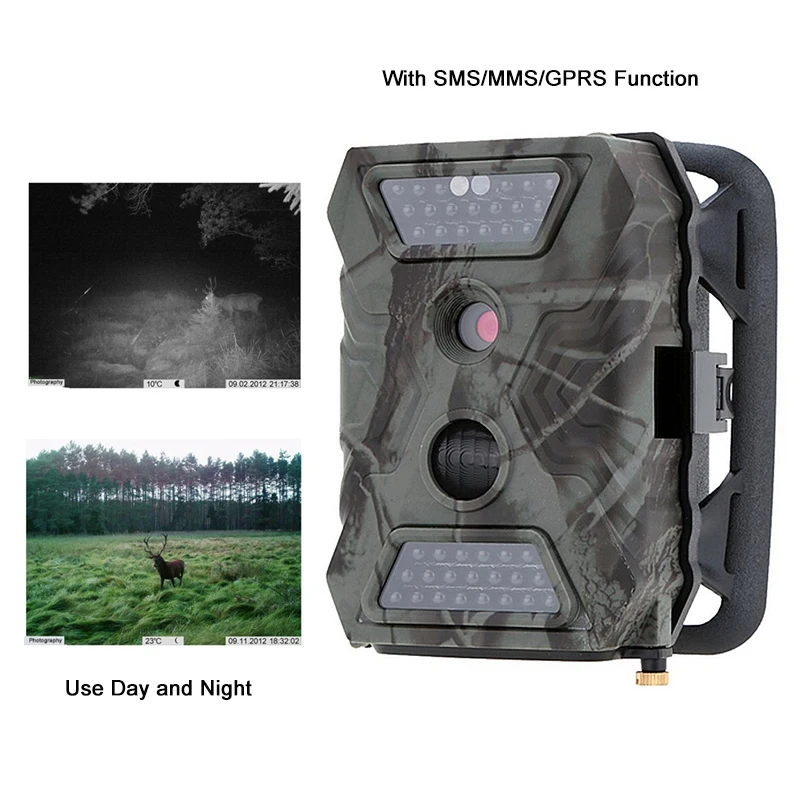 New Trail Game Camera, S680M 2.0 Inch Lcd 12Mp Hd1080P 940Nm Night-Vision Hunting Camera with Mms Gprs Smtp Ftp Gsm Wildlife Cam