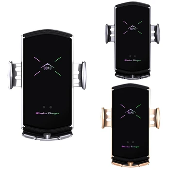 

10W Car Wireless Charger for iPhone Auto Fast Wireless Charging Car Charger for iPhone 11 X XR XS 8 Samsung S8 S9