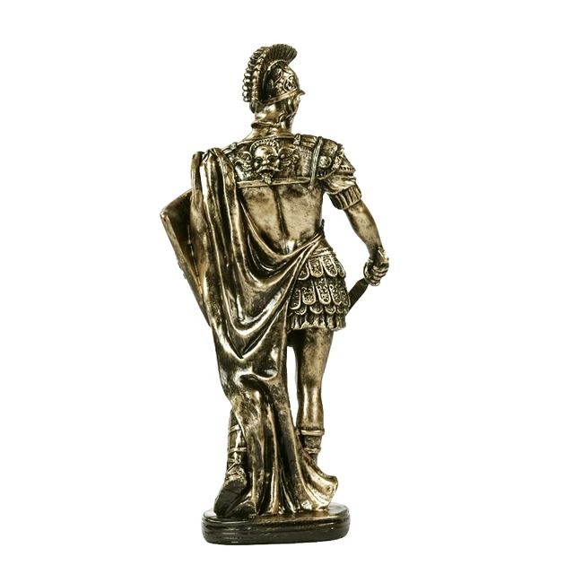 Ancient Rome Soldier Figurine Handmade Resin Swordsman Statue 4