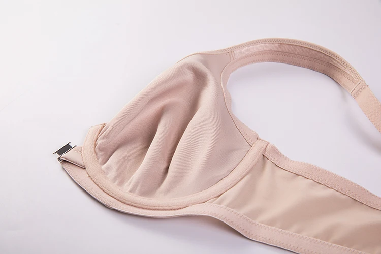 DELIMIRA Для женщин на косточках Поддержка без подкладки с глубоким вырезом полный охват Racerback застежка спереди бюстгальтеры
