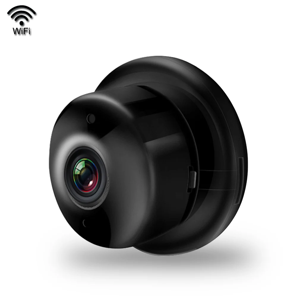 

Mini Wireless IP Camera Two Way Audio WiFi Camera Infrared Night Vision SD Card Cloud Storage Small Smart Home Security Camera