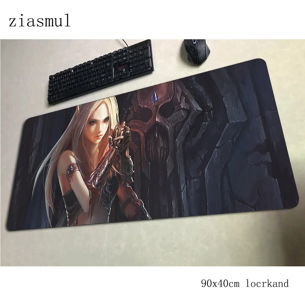 wow pad mouse cute computer gamer 900x400x3mm padmouse big home mousepad ergonomic gadget office desk mats | Компьютеры и офис