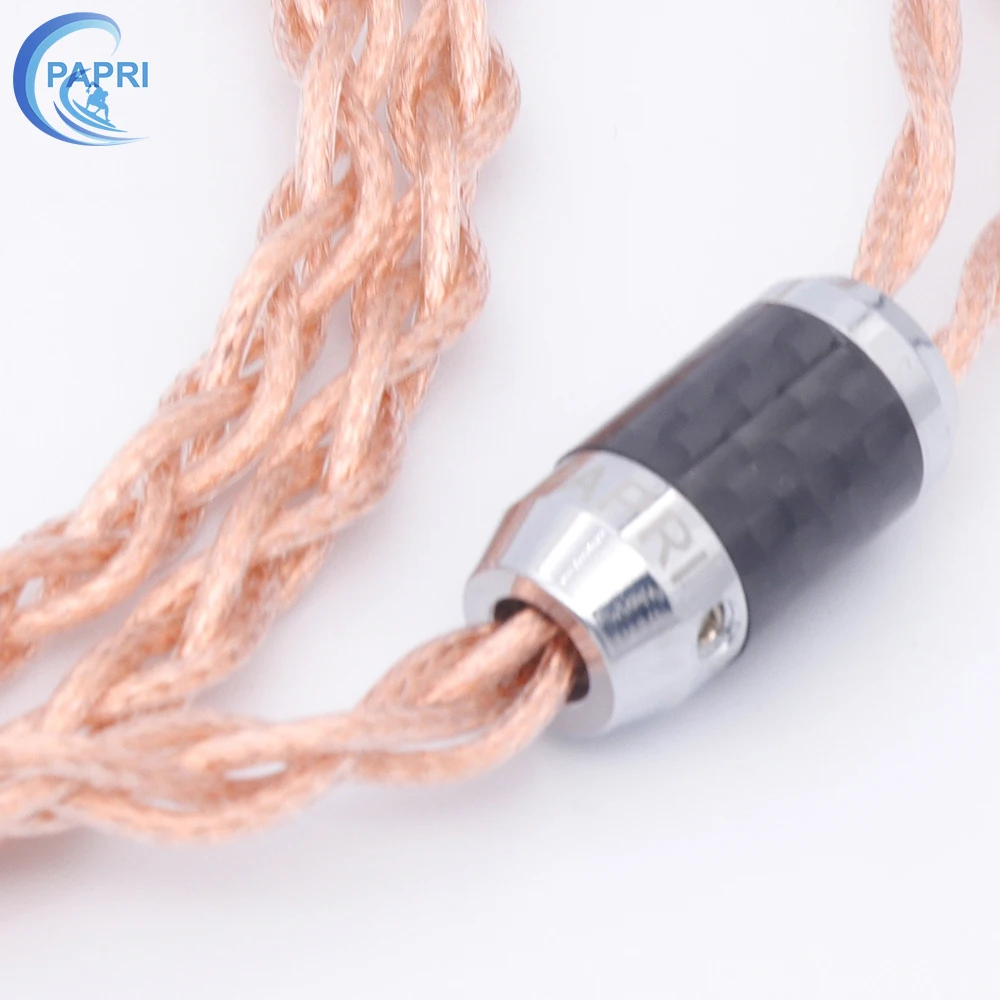 PAPRI GSX 01 7N 2 5 3 5stereoscopic 4 4 balance OCC Copper Balanced Earphone Cable For Most MMCX 0 78mm Headphone Upgrade Cables