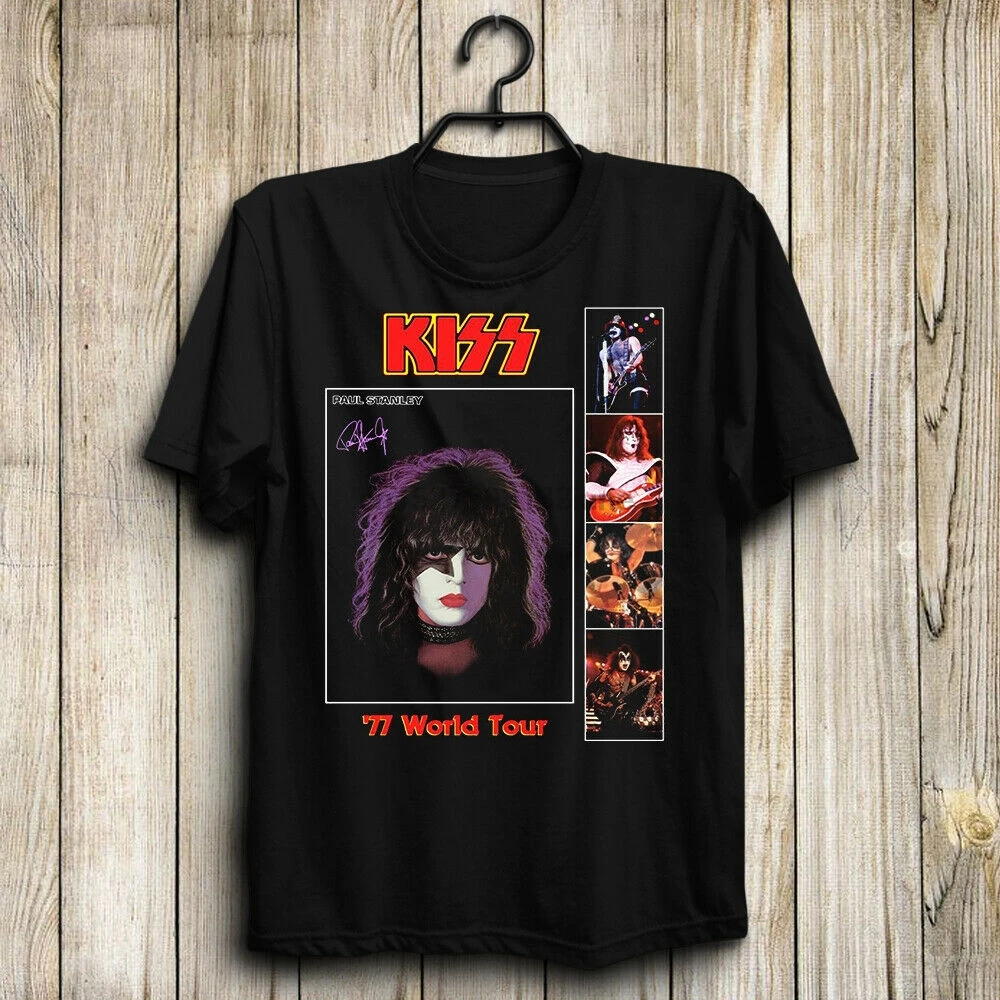Футболка с надписью Kiss Band End Of The Road World Tour |