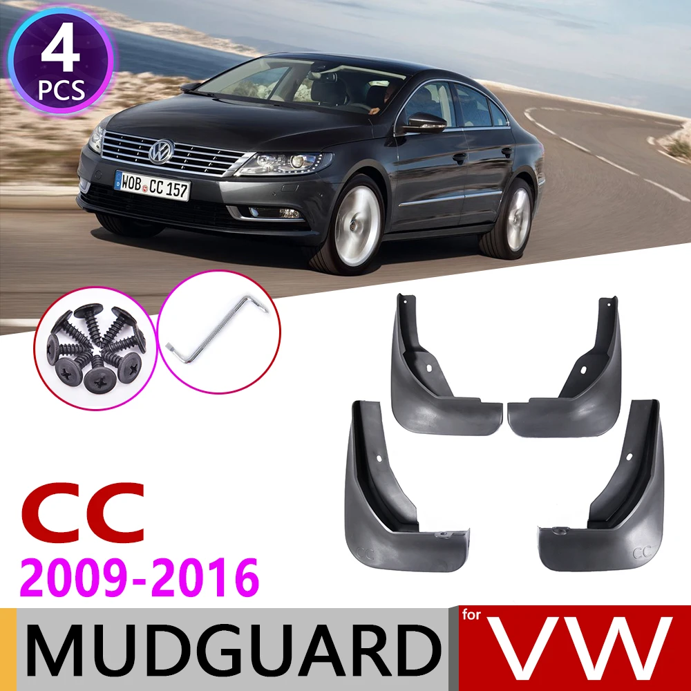 Para Volkswagen VW CC 2009 ~ 2016 guardabarros contra salpicaduras accesorios 2010 2011 2012 2013 2014, 2015|Pegatinas para coche| - AliExpress