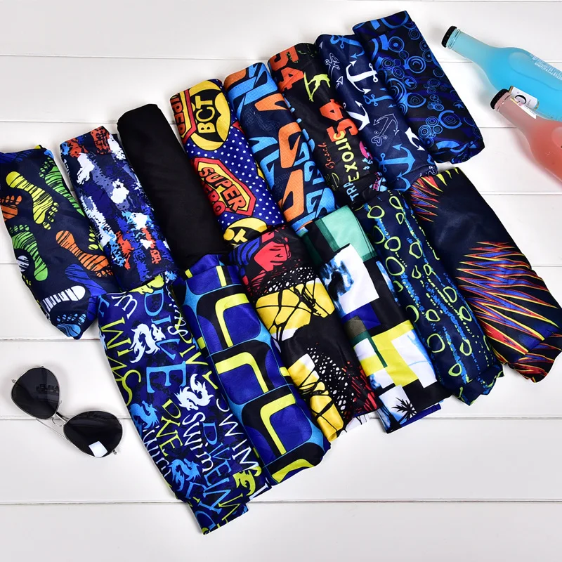 11 цветов случайные мужские плавательные трусы пляжные шорты доска серфинг купальники мужские плавки купальные костюмы сто штук на продажу - Цвет: Random Color
