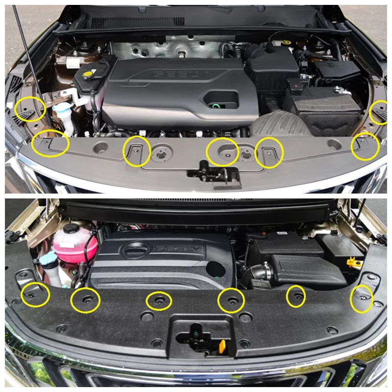 Для Geely Emgrand X7 EmgrarandX7, EX7, FC SUV, Vision X6, NL4, X3, GX3, автомобильный радиатор верхняя защита