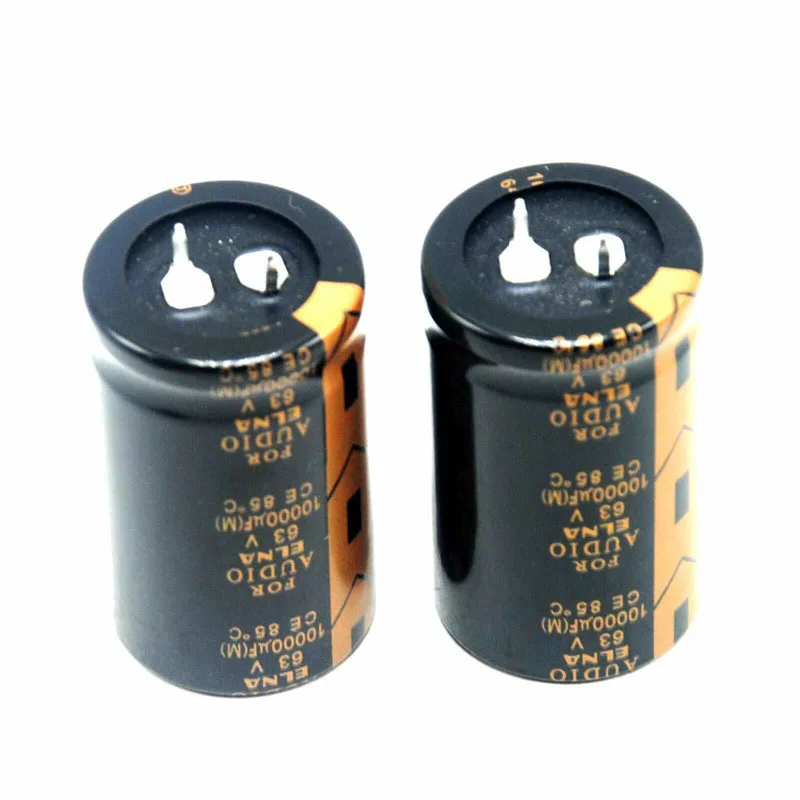 2pcs ELNA 10000uF 63V Hi-Fi Electrolytic Capacitor FOR AMP AUDIO Amplifier Board