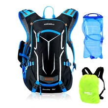 Классный красочный велосипедный рюкзак 18 л, велосипедная сумка с дождевиком, дышащие спортивные сумки для пеших прогулок, бега, городского спортзала, рюкзак для горного велосипеда Классный красочный велосипедный рюкзак 18 л, велосипедная сумка с дождевиком, дышащие спортивные сумки для пеших прогулок, бега, городского спортзала, рюкзак для горного велосипеда