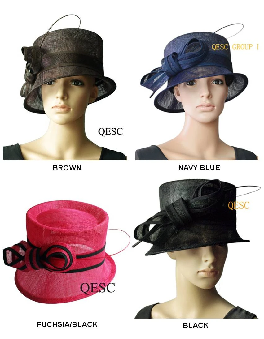 Small brim wedding hats Clearance