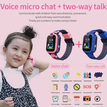 

Y52 Children's Smart Watch 1.52 Touch Screen Kids Smart Bracelet Video Calling GPS Position Durable Sports Waterproof Wristband