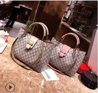 

New LeisureG u cci Women's Bag k i p de Classic European and American One-shoulder Slant Handbag Two-piece Fashion Master Bag