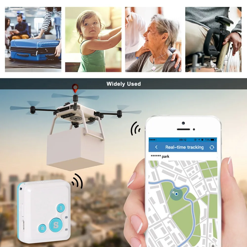 Мини gps трекер детский персональный Детский gps локатор RF-V16 7 дней в режиме ожидания SOS голосовой монитор бесплатное приложение в режиме реального времени трекер для детей