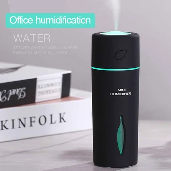 

USB Colorful Air Humidifier for Eliminate Static Electricity Clean Air Care 7 color Lights Car Office Mute Aromatherapy Diffuser