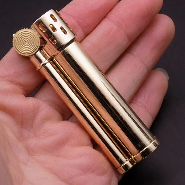 Главный металлический тонкий бензиновый Зажигалка Inox Мужская зажигалка для