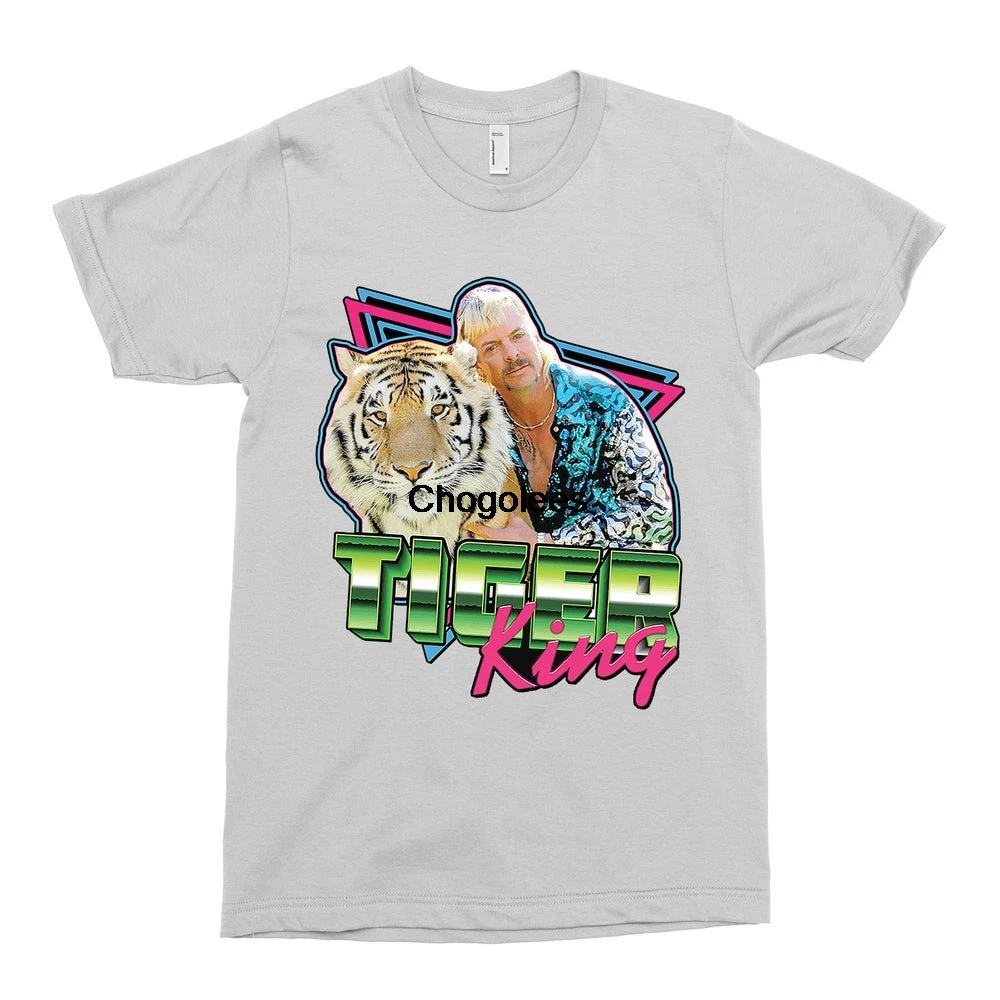 Экзотическая футболка с изображением Джо и короля тигра американский президент
