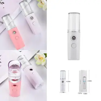 

USB Charging Portable Handheld Mini Water Meter Nano Sprayer Cold Spray Facial Humidification Beauty Equipment Facial Spray