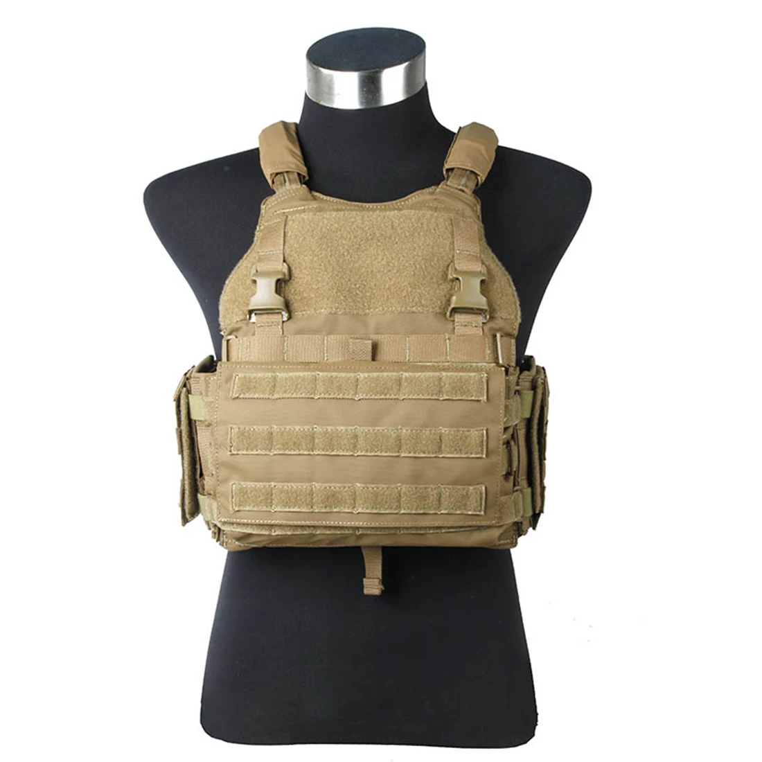 

Tactical Vest Adjustable Lightweight Plate Carrier Combat Vest Military Training Hunting Modular Vest