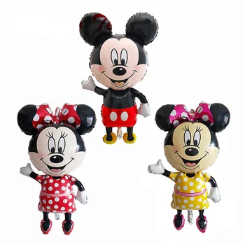 

50pcs 112x64 Birthday Party Decorations Kids Giant Mickey Minnie Balloons Baby Shower Party Decorations Balloons Classic Toys