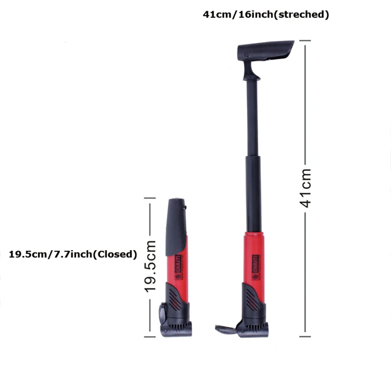 High Pressure Bike Pump Mini Pump Portable Bicycle pumpbely Bicycle Pumps MTB Road Bike Cycling Pump pocket inflador bicicleta 4