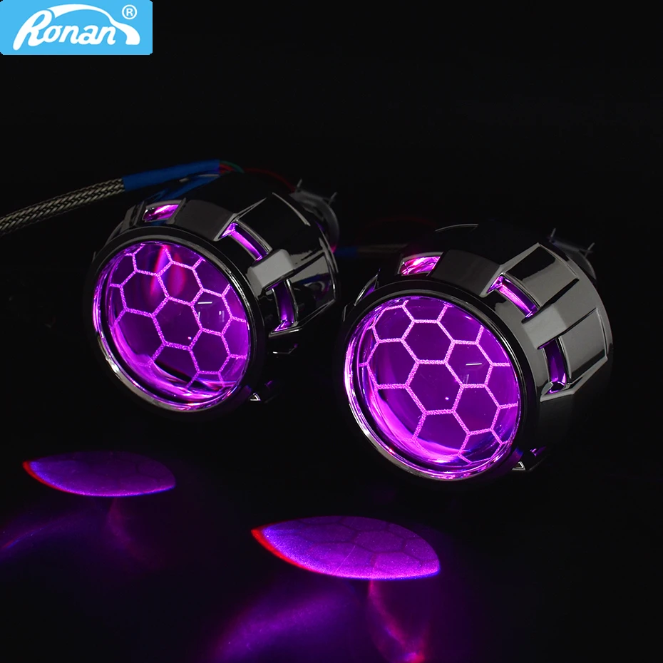 RONAN 2 5 ''Ver8.1 Биксеноновая HID мини линза проектора с голубым покрытием H1
