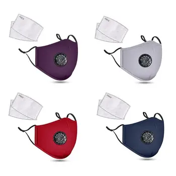 

Face Mask With PM2.5 filters Anti-smog PM2.5 Washable Reusable Face Masks For Riding Kids Use