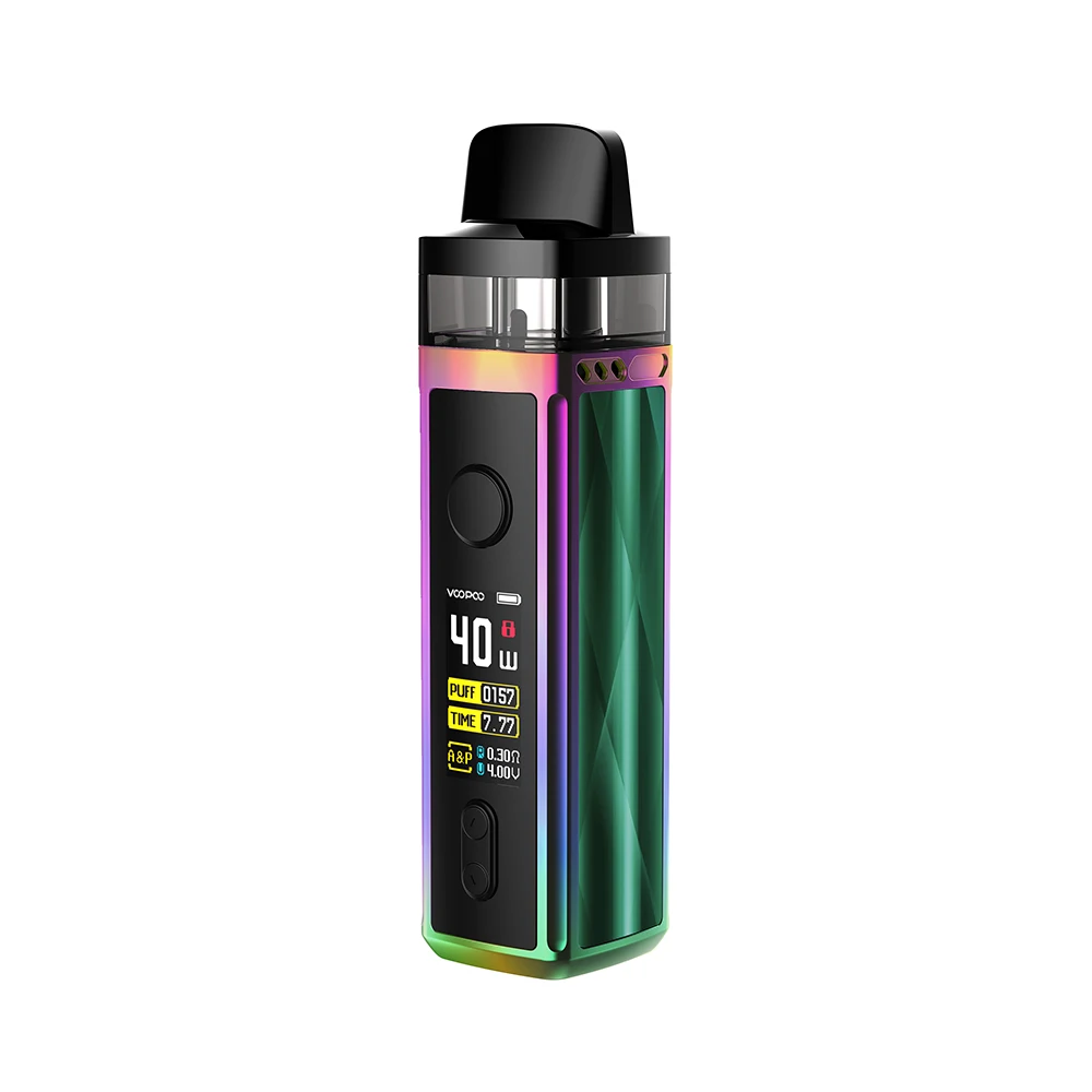 Rainbow Dazzl Green Испания! VOOPOO VINCI Mod Pod Vape комплект с аккумулятором 1500mAh и 5,5 мл Pod вейп-комплект электронной сигареты против Drag Nano/Drag 2 - Цвет: Rainbow Dazzl Green