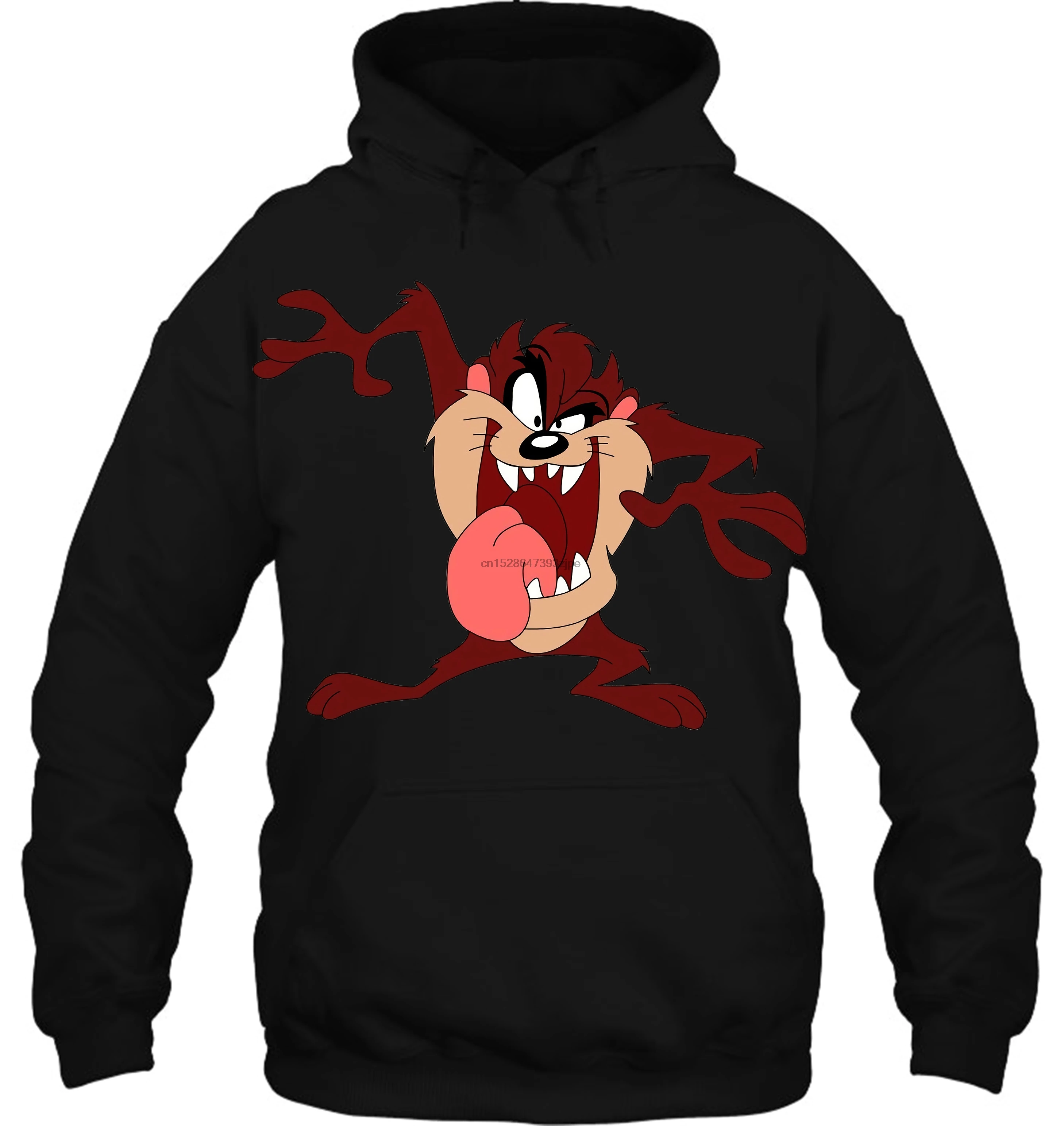Мужская толстовка с капюшоном Tasmanian Devil Taz Looney Basic casual(обычные и большие и высокие размеры входят в комплект) женская уличная одежда