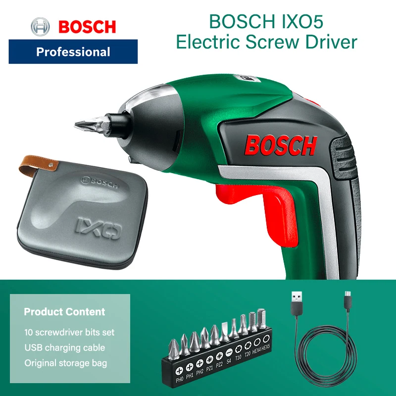 Bosch Ixo5 Electric Screwdriver Small Electric Drill Screwdriver Rechargeable Electric Drill Bosch Professional Power Tools