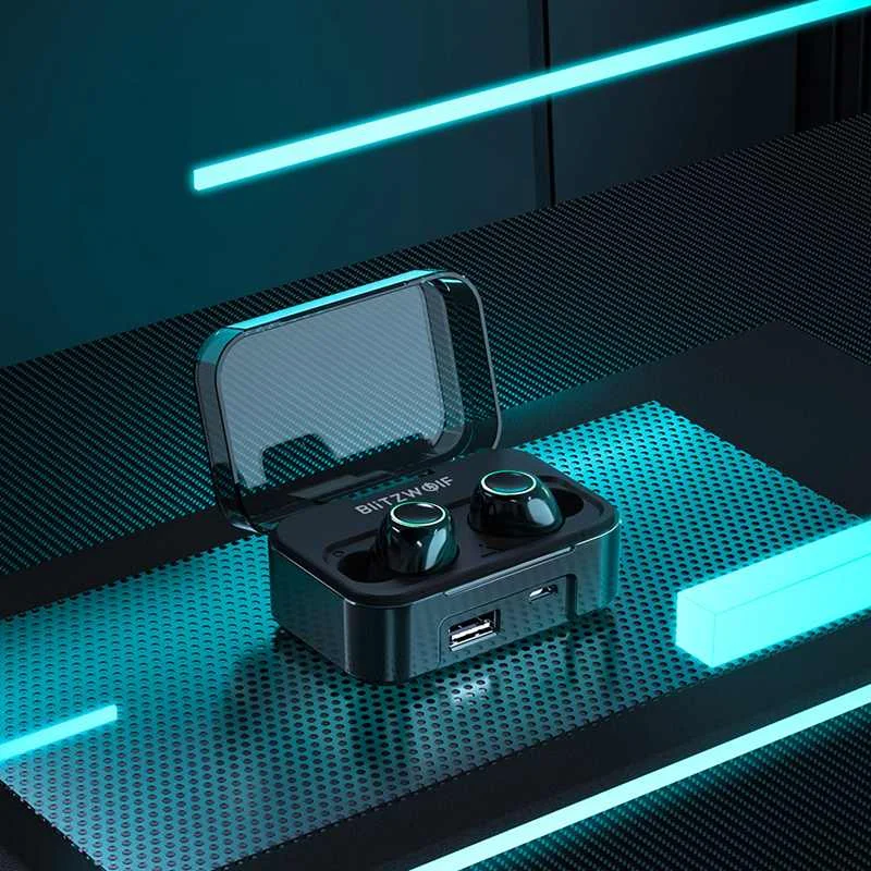 Blitzwolf BW FYE3 истинный беспроводной bluetooth 5 0 наушники 6 мм HiFi стерео двусторонние